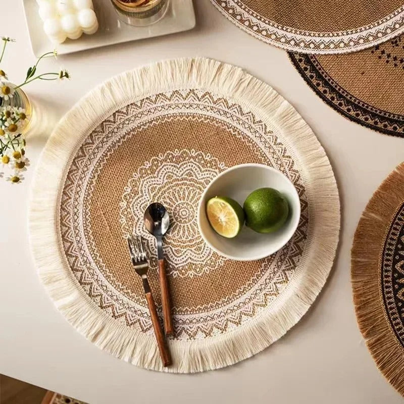 Natural Serving Trays & Placemats