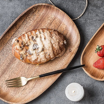 Natural Acacia Wood Serving Tray