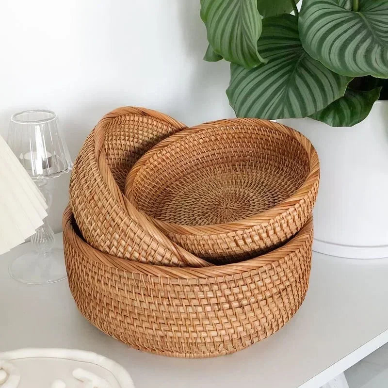 Rattan Handwoven Basket