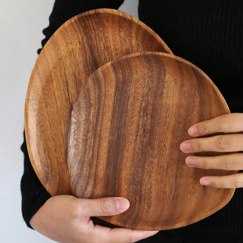 Natural Acacia Wood Serving Tray