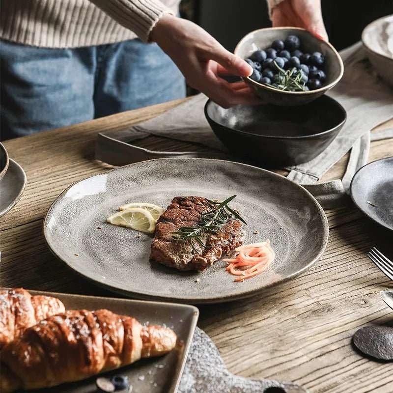 Ceramic Plates and Bowls Okiku Style - My Store