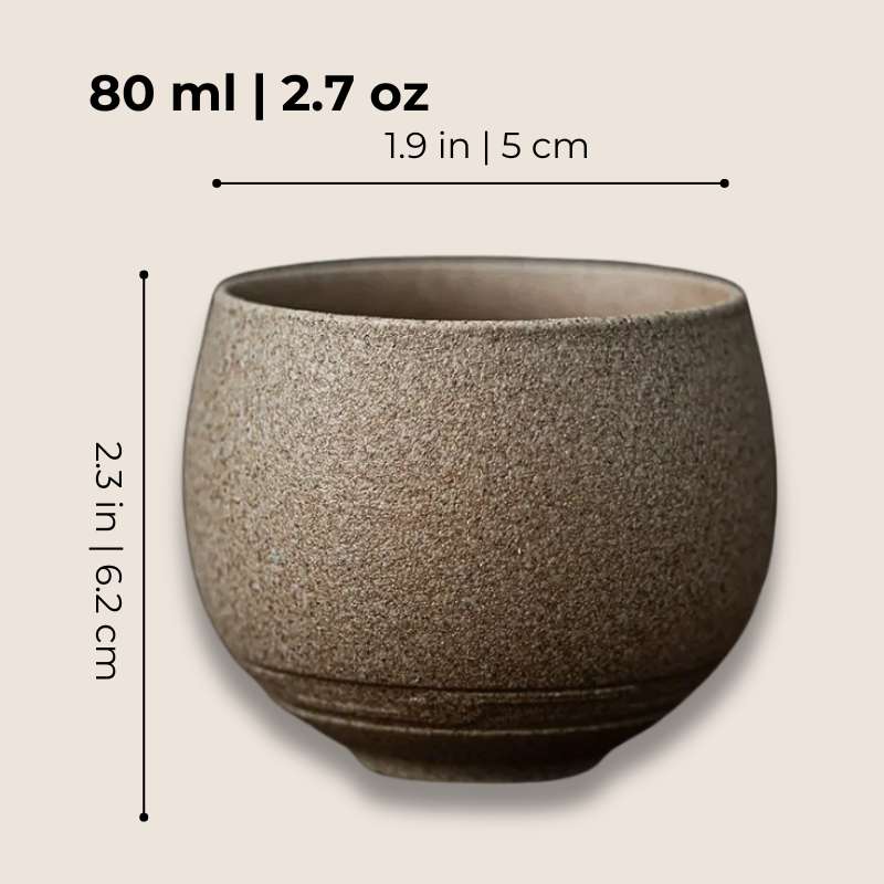 Ceramic Small Cup Stoneware Style - My Store