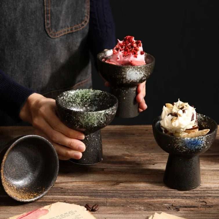 High Feet Ceramic Dessert Bowl - My Store