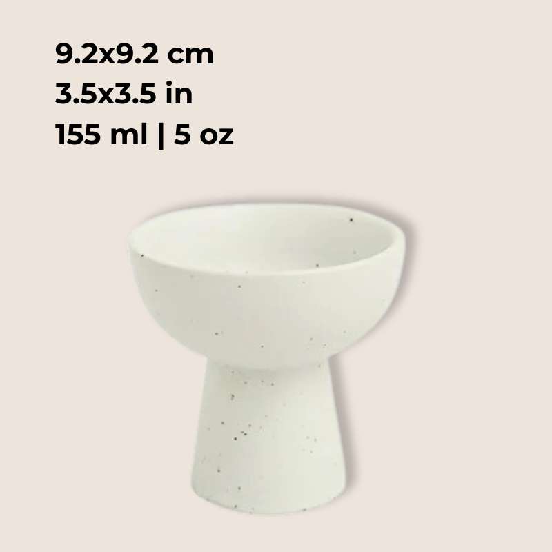 High Feet Ceramic Dessert Bowl - My Store