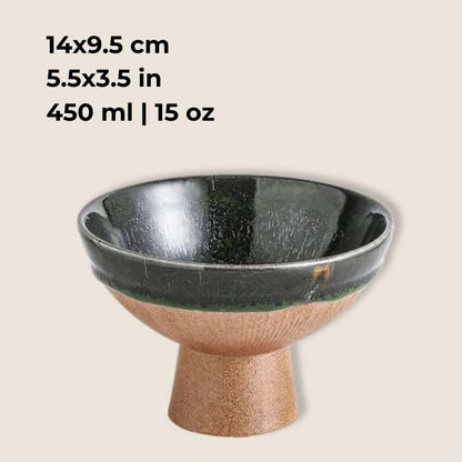 High Feet Ceramic Dessert Bowl - My Store