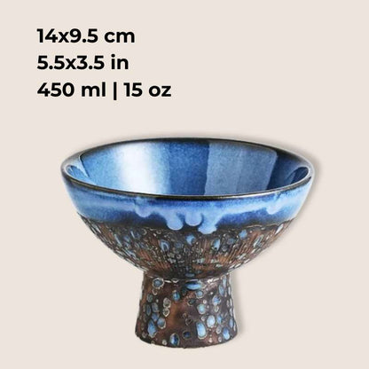 High Feet Ceramic Dessert Bowl - My Store