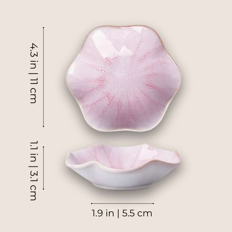 Lotus Ceramic Saucer