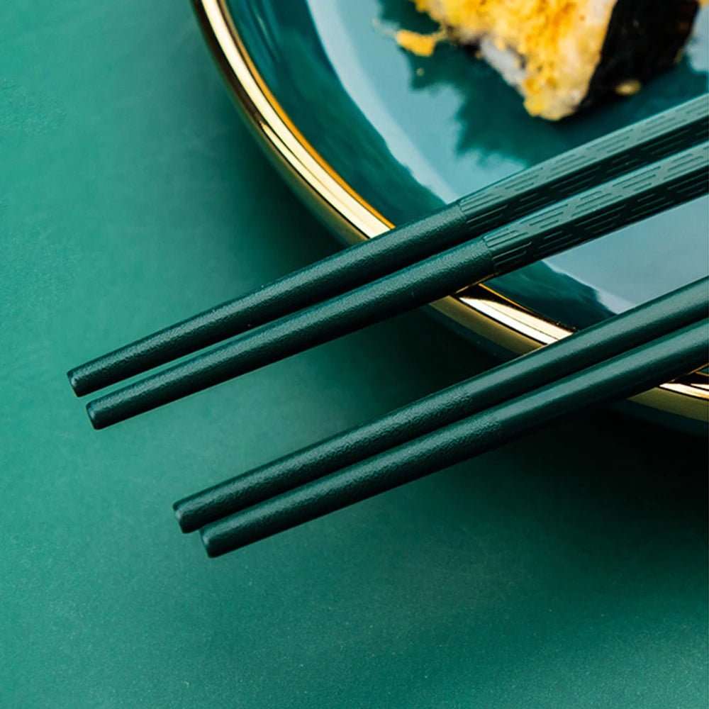 Metal Chopsticks Set of 5 pieces by Shuibu - My Store