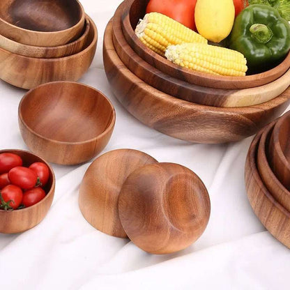 Natural Acacia Wooden Bowl - My Store