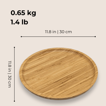 Natural Light Bamboo Serving Tray - My Store