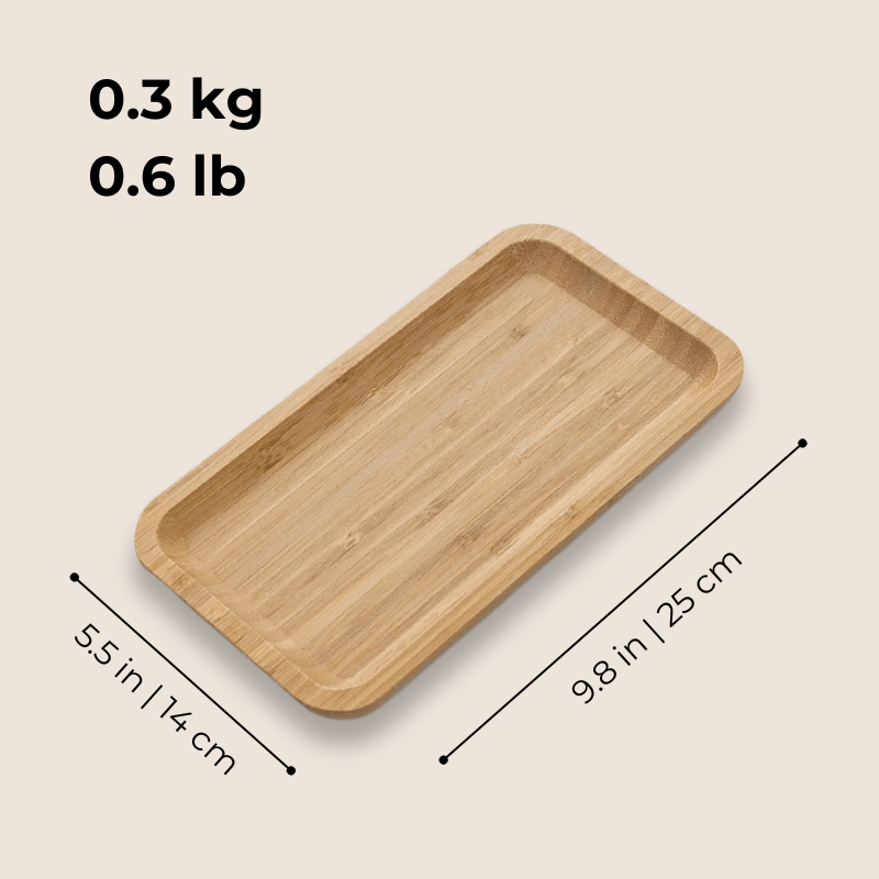 Natural Light Bamboo Serving Tray - My Store