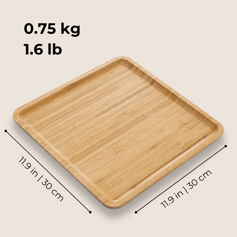 Natural Light Bamboo Serving Tray - My Store