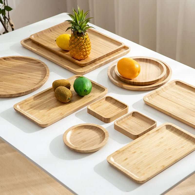 Natural Light Bamboo Serving Tray - My Store