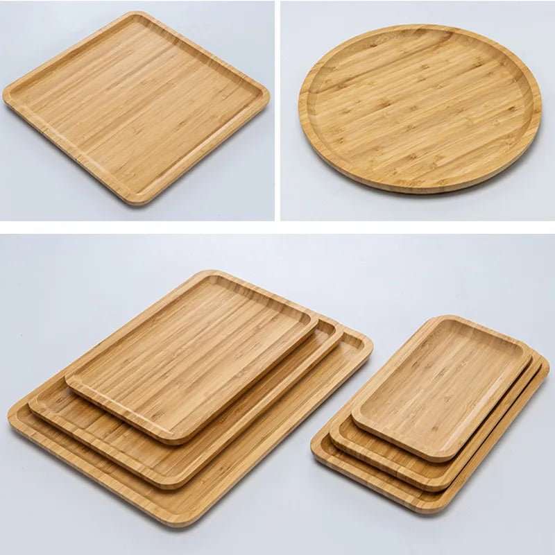 Natural Light Bamboo Serving Tray - My Store