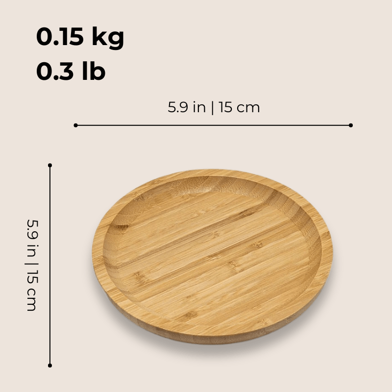 Natural Light Bamboo Serving Tray - My Store