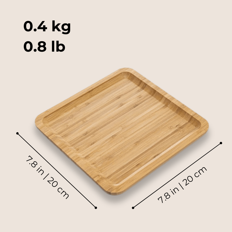 Natural Light Bamboo Serving Tray - My Store