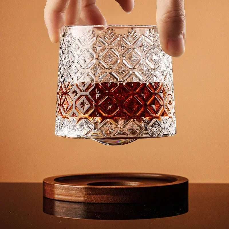 Rotating Whiskey Old Fashioned Glass - My Store