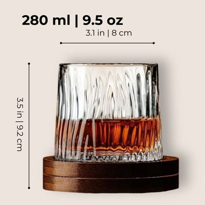 Rotating Whiskey Old Fashioned Glass - My Store