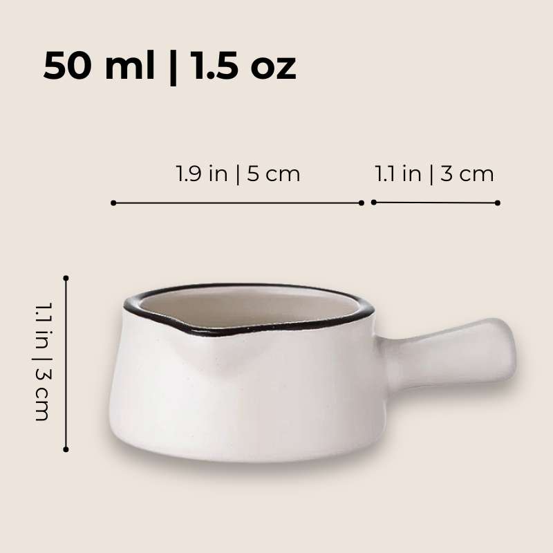 Small Ceramic Syrup Jar - My Store