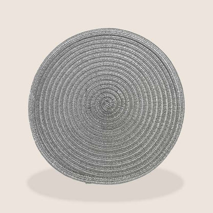 Woven Vinyl Round Placemat - My Store